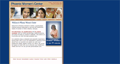 Desktop Screenshot of phoenixwomenscenter.com